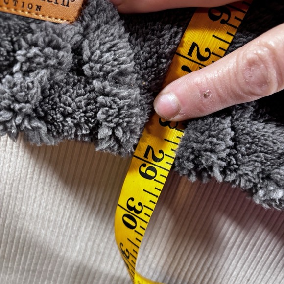 Simply Southern 1/4 Zip Sherpa Pullover Sweater Grey Womens Medium NWT Soft Cozy - Picture 12 of 12